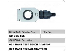 024 MAN Tezgah Adaptörü